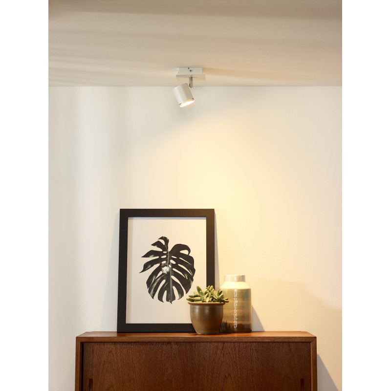 Spot LED Rilou gradable GU10 4,5W – lumière chaude | LUCIDE