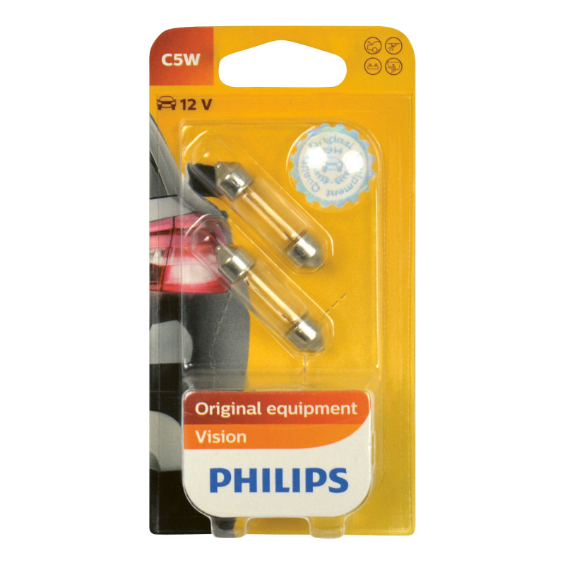 Ampoule C5W Vision 5W Philips – Éclairage Clair | PHILIPS

