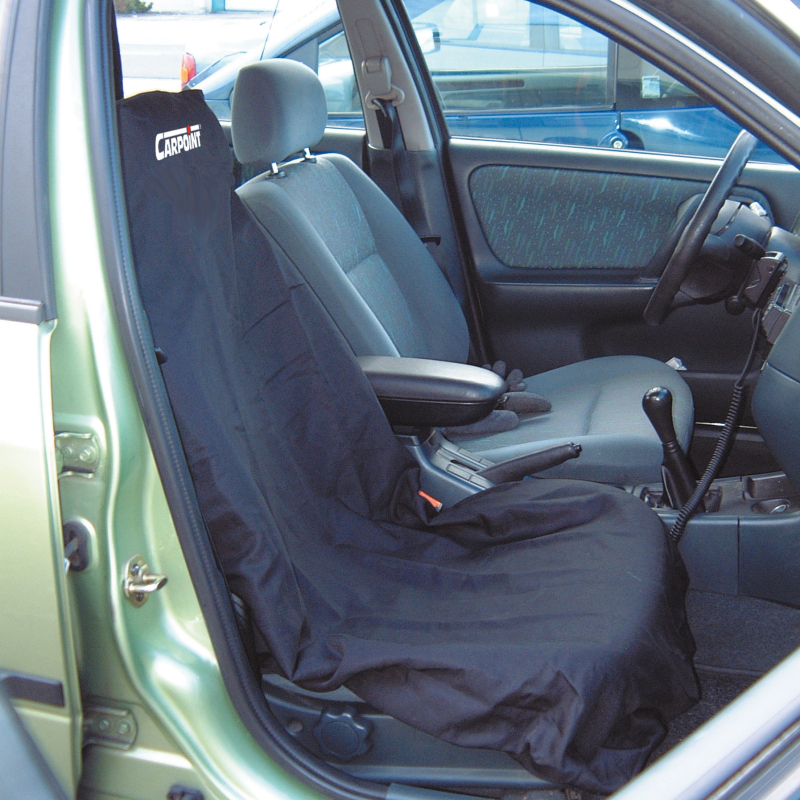 Ensemble de housses de siège Demio Cuir artificiel noir mat 11 pièces  convient également aux airbags latéraux