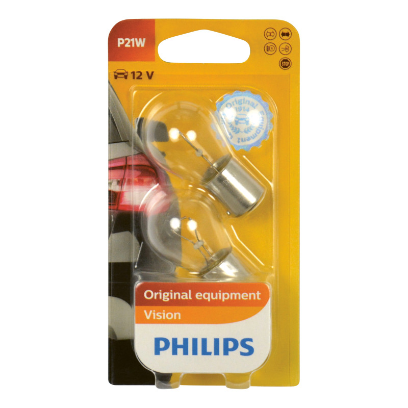 Ampoule P21W Vision 21W PHILIPS – Éclairage Fiable | PHILIPS
 Ampoule P21W Vision 21W PHILIPS – Éclairage Fiable | PHILIPS