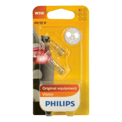 Ampoule W5W Vision 5 W 2 pièces PHILIPS