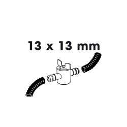 Robinet à embout caoutchouc Ø 13 mm UBBINK | UBBINK
 Robinet à embout caoutchouc Ø 13 mm UBBINK | UBBINK