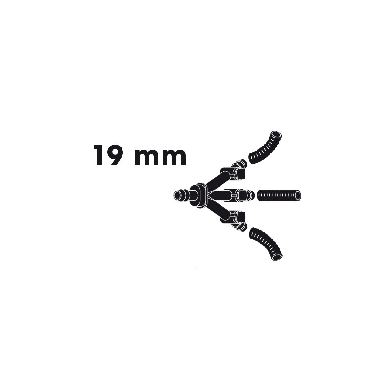 Robinet 3 voies Ø 19 mm UBBINK – Bassin étanche | UBBINK Robinet 3 voies Ø 19 mm UBBINK – Bassin étanche | UBBINK