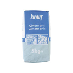 Ciment gris 5 kg KNAUF – Idéal pour vos travaux | KNAUF