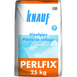 Plâtre de collage Perlfix 25kg KNAUF – Collage rapide et facile | KNAUF