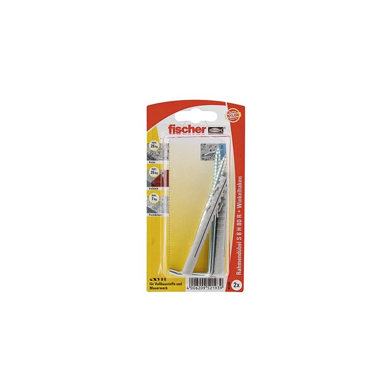 Fixation d'ossatures et cadres S 8 R 60 et corchets droits