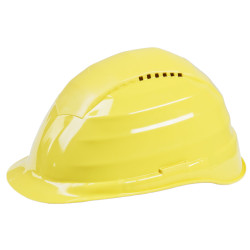 Casque de chantier jaune