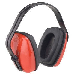 Casque anti-bruit rouge