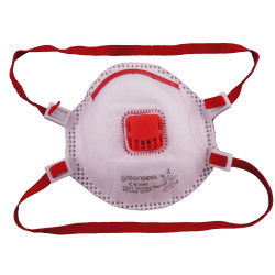 Masque anti-poussière avec valve FFP3