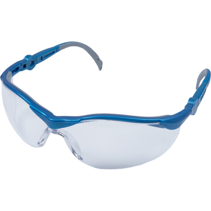 Lunettes de protection bleues