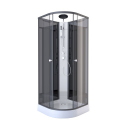 Cabine graphite carbone 85 x 85 x 225 cm AURLANE