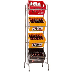 Porte-casiers extra solide gris PRACTO HOME