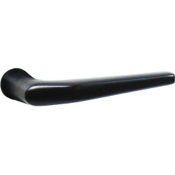 Poignée de porte en aluminium noir – Lot de 2 | LINEA BERTOMANI