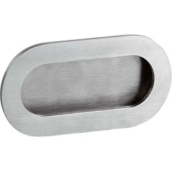 Poignée porte coulissante ovale – Design discret | LINEA BERTOMANI