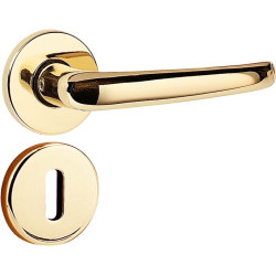 Poignée de porte laiton poli – Élégance et durabilité | LINEA BERTOMANI