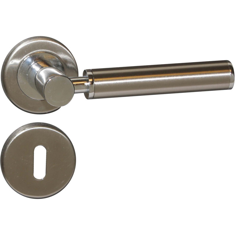 Poignée de porte nickelée – Kit 2 pièces | LINEA BERTOMANI Poignée de porte nickelée – Kit 2 pièces | LINEA BERTOMANI