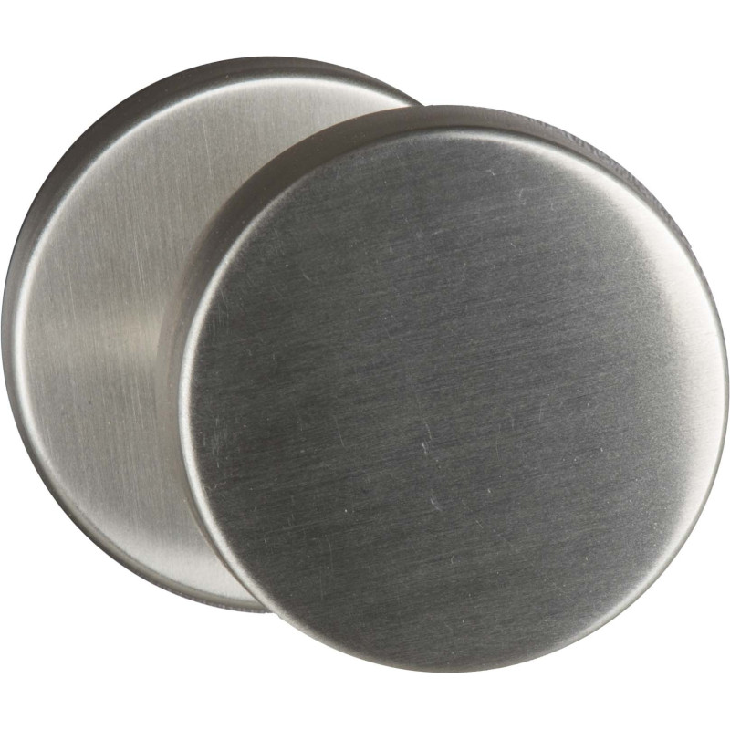 Bouton de porte rond en acier inoxydable