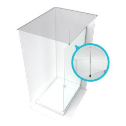 Barre de plafond 60cm Parma – Ajustable & Durable | AURLANE