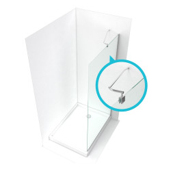 Barre murale d'angle Parma – Installation facile | AURLANE
