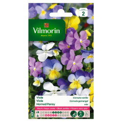 Semences Viola Cornuta Variée VILMORIN – Fleurs Colorées | VILMORIN