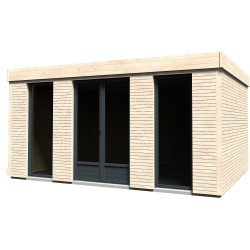 Abri de jardin en bois Décor Home 4,8 x 3,48 m | DÉCOR ET JARDIN