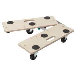 Support roulant modulable 3-en-1 WOLFCRAFT – Facilitez vos déplacements | WOLFCRAFT