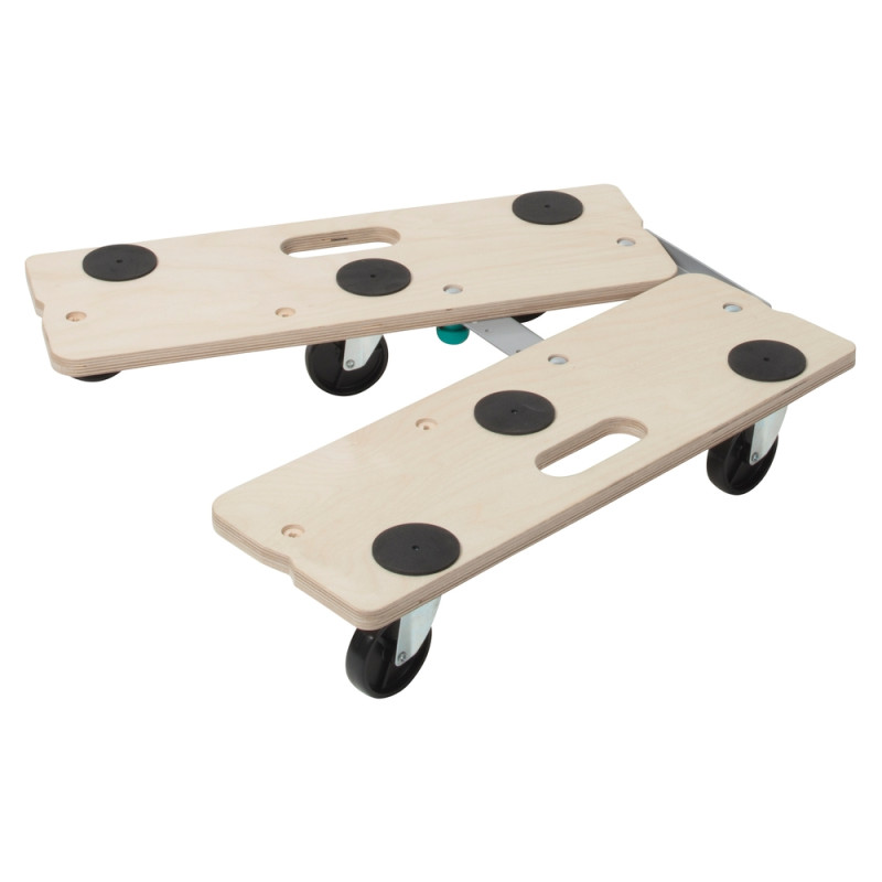 Support roulant modulable 3-en-1 WOLFCRAFT – Facilitez vos déplacements | WOLFCRAFT