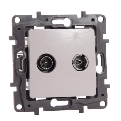 Prise TV FM Niloé Blanc – Connexion Fiable | LEGRAND

