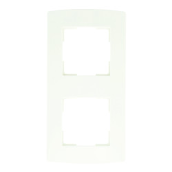 Plaque de recouvrement double blanche PROFILE – Élégance et protection | PROFILE