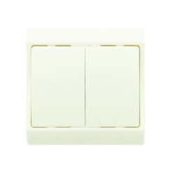 Interrupteur double encastrable PROFILE – Pratique et sûr | PROFILE