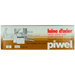 Laine d'acier n°0 200g PIWEL – Nettoyage efficace | PIWEL