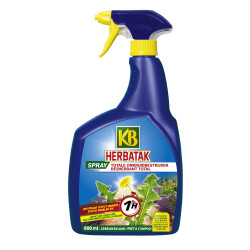 Herbatak Spray Désherbant Total Prêt-à-l'emploi 0,9 L KB | KB HOME DEFENSE