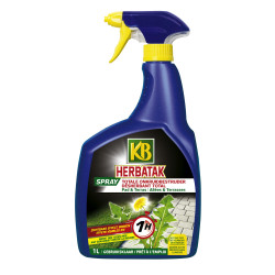Herbatak Spray Désherbant Allées & Terrasses 1L KB | KB HOME DEFENSE