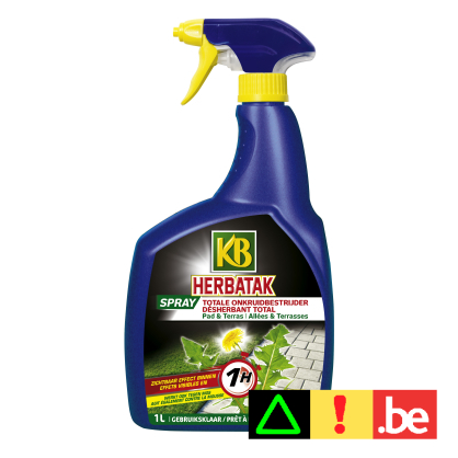 Désherbant pour allées et terrasses Herbatak Spray prêt à l'emploi 1 L KB