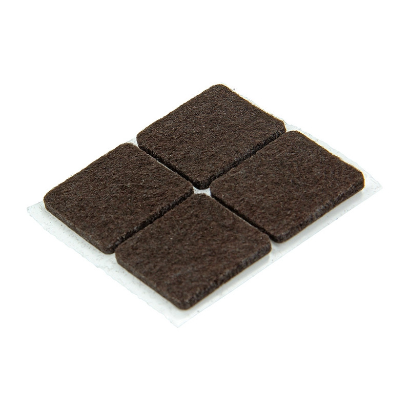 Patin feutre adhésif blanc 19x19mm – Protège vos sols | SAM