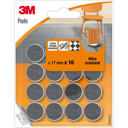 Patin feutre adhésif 17mm – Protection meubles | 3M