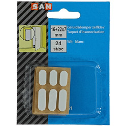 Butée d'insonorisation blanche – 24 pièces | SAM Butée d'insonorisation blanche – 24 pièces | SAM