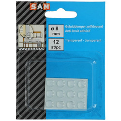 Butée d'insonorisation adhésive Ø 8 mm – Anti-bruit | SAM Butée d'insonorisation adhésive Ø 8 mm – Anti-bruit | SAM