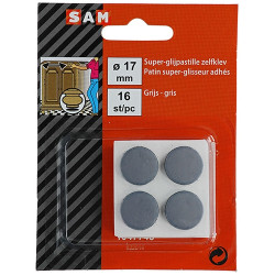 Patin glisseur adhésif Ø 17 mm – Protège vos sols | SAM Patin glisseur adhésif Ø 17 mm – Protège vos sols | SAM