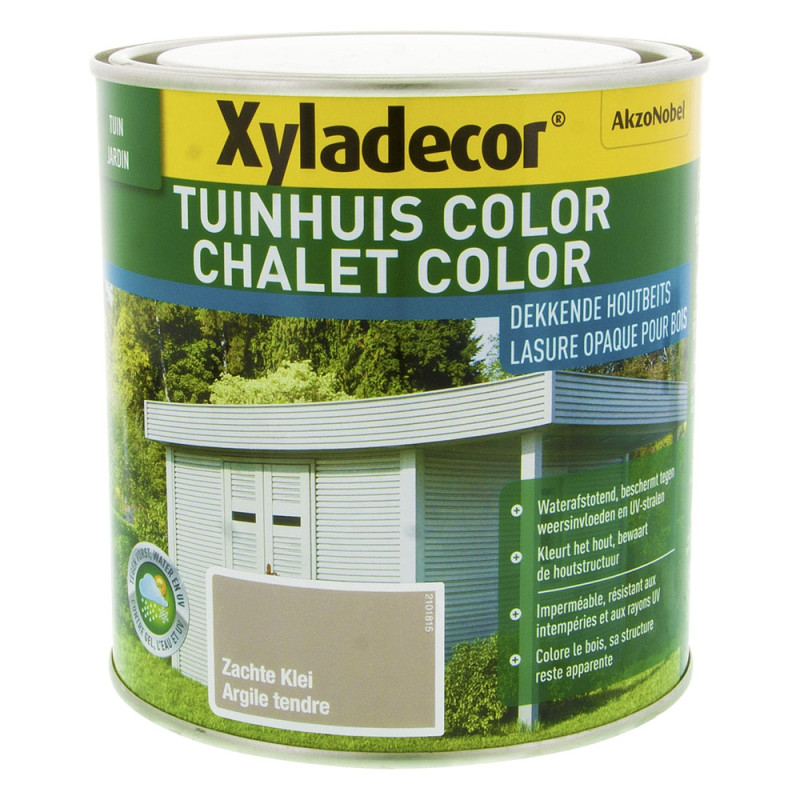 Lasure pour bois Chalet Color argile tendre 1 L XYLADECOR