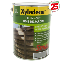 Lasure bois de jardin Spray grise 5 L XYLADECOR