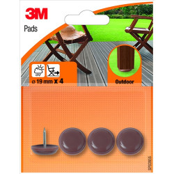 Patin glisseur extérieur à clouer 3M – Protection durable

