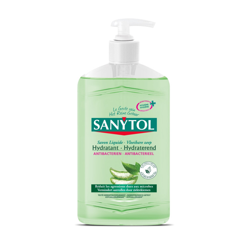 Savon antibactérien hydratant 0,25 L SANYTOL