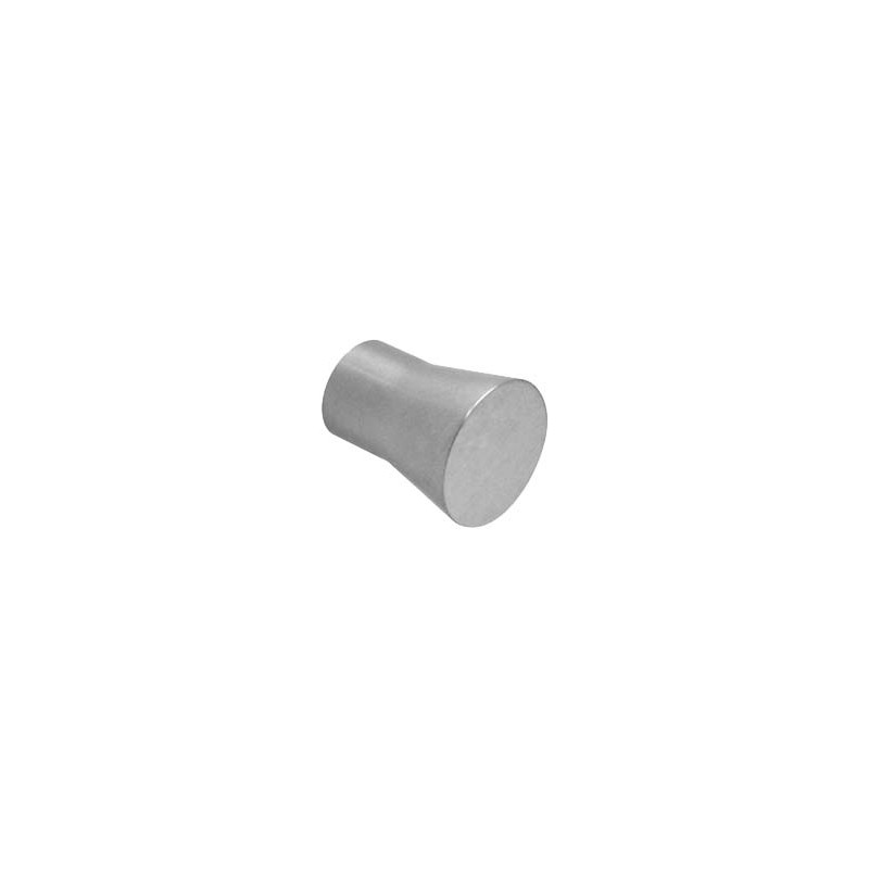 Bouton cylindrique agrandi en inox