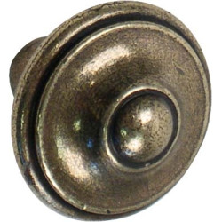 Bouton Zamac Bronze Ø 30mm LINEA – Élégance Bertomani | LINEA BERTOMANI