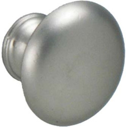 Bouton rond en zamac Ø 30 mm