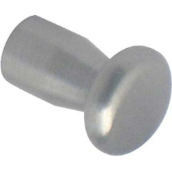 Bouton nickelé brillant zamac – Élégance et Durabilité | LINEA BERTOMANI