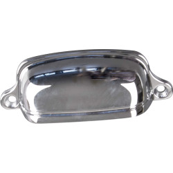 Poignée chromée Zamac 75mm – Élégance & Durabilité | LINEA BERTOMANI