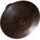 Bouton brun en acier Ø 30 mm