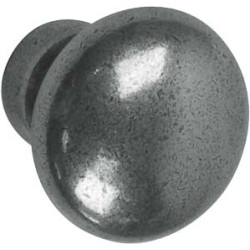 Bouton vieux fer zamac Ø 25 mm – Style authentique | LINEA BERTOMANI